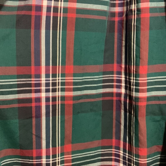 GREEN MALE BUTTON-DOWN PLAID SHIRT!!! - Picture 3 of 8